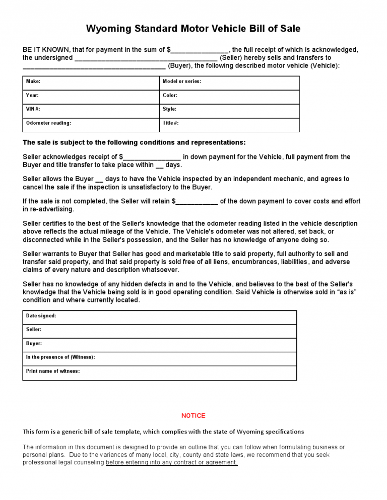 Wyoming Dealer Reassignment Form