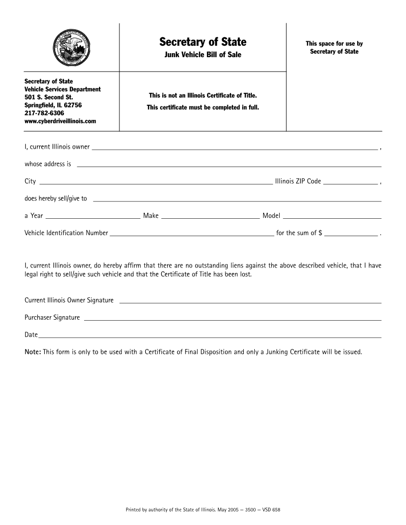 free-illinois-junk-vehicle-bill-of-sale-form-download-pdf-word