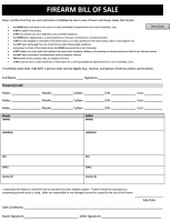 Free Firearm Bill of Sale Form - Download PDF | Word